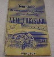 1953 Chrysler Windsor Owner's Manual