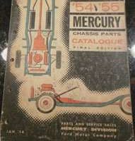 1955 Mercury Montclair Chassis Parts Catalog
