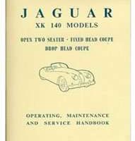 1954 Jaguar XK140 Owner's Manual