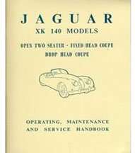 1955 Jaguar XK140 Owner's Manual