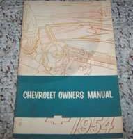 1954 Chevrolet Bel Air Owner's Manual