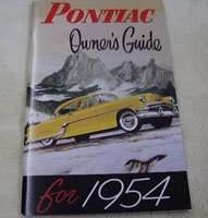 1954 Pontiac Star Chief Owner's Manual
