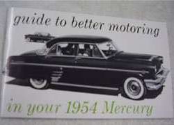 1954 Mercury Monterey Owner's Operator Manual User Guide