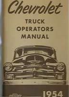 1954 Chevrolet Light, Medium & Heavy Duty Truck Owner's Manual