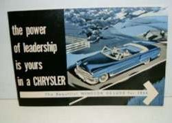 1954 Chrysler Windsor Owner's Manual