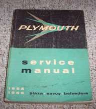 1955 Plymouth Plaza Service Manual