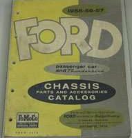 1957 Ford Ranchero Chassis & Accessories Parts Catalog
