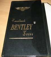 1955 Bentley S-Type S1 Owner's Manual