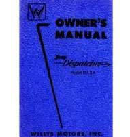 1959 Jeep Dispatcher DJ-3A Owner's Manual