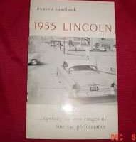 1955 Lincoln Capri Owner's Manual