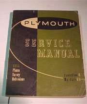 1955 Plymouth Belvedere, Savoy & Plaza Owner's Manual