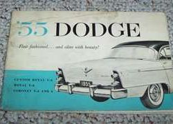 1955 Dodge Royal, Custom Royal & Coronet Owner's Manual