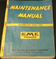 1955 GMC Truck 100-500 Models Service Manual