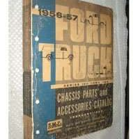 1957 Ford C-Series Trucks Chassis & Accessories Parts Catalog