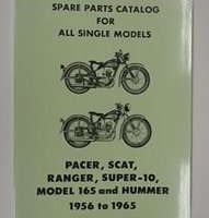 1956 Harley-Davidson Model 165 Parts Catalog