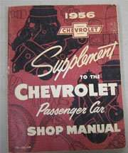 1956 Chevrolet 210 Service Manual Supplement