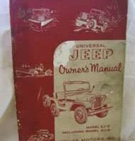 1956 Jeep CJ-5 & CJ-6 Owner's Manual