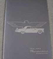 1956 Ford Thunderbird Owner Operator User Guide Manual
