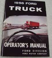 1956 Ford F-Series Truck Owner's Manual