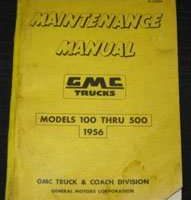 1956 GMC Suburban Service Manual