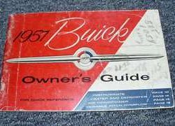 1957 Buick Roadmaster Owner's Manual