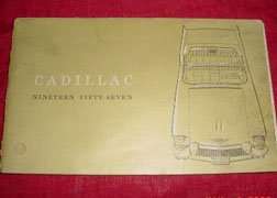 1957 Cadillac Deville Owner's Manual