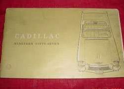 1957 Cadillac Fleetwood Owner's Manual