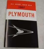 1957 Plymouth Belvedere, Savoy, Plaza & Fury Owner's Manual
