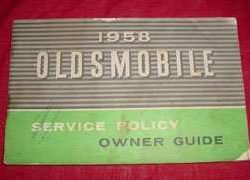 1958 Oldsmobile 88 & Ninety-Eight Owner's Manual