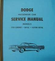 1958 Dodge Coronet & Royal Service Manual