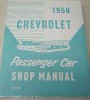 1958 Chevrolet Bel Air Service Manual