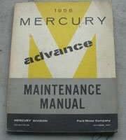 1958 Mercury Monteclair, Park Lane, Monterey & Colony Park Service Manual