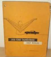 1958 Ford Thunderbird Service Manual