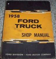 1958 Ford B-Series School Bus Service Manual
