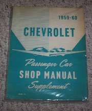 1959 Chevrolet El Camino Service Manual Supplement