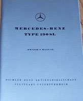 1958 Mercedes Benz 190SL Owner's Manual