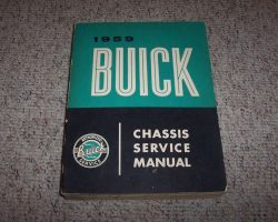 1959 Buick Electra Chassis Service Manual