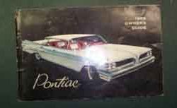 1959 Pontiac Bonneville, Catalina & Star Chief Owner's Manual