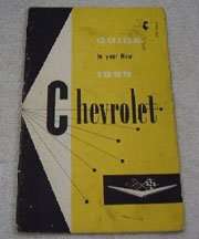 1959 Chevrolet El Camino Owner's Manual