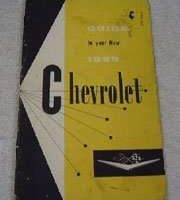 1959 Chevrolet Impala Owner Operator User Guide Manual