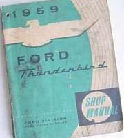 1959 Ford Thunderbird Service Manual