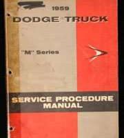 1959 Dodge M Series Truck Service Manual
