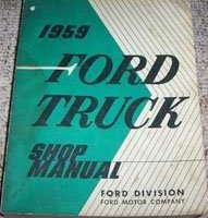 1959 Ford B-Series School Bus Service Manual