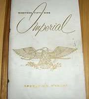 1959 Chrysler Imperial Owner's Manual