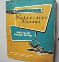 1960 GMC Truck 5500-9000 Service Manual