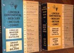 1960 Mercury Comet Master Parts Catalog