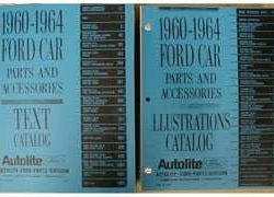 1960 Ford Fairlane Parts Catalog Text & Illustrations
