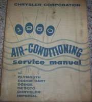 1960 Plymouth Belvedere Air Conditioning Service Manual