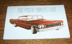 1960 Pontiac Bonneville, Catalina & Star Chief Owner's Manual