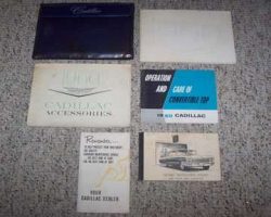 1960 Cadillac Deville Owner's Manual Set